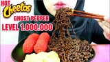 ASMR GHOST PEPPER CORN DOG HOT CHEETOS PEDAS LEVEL 1.000.000 | ULUL ASMR MUKBANG INDONESIA