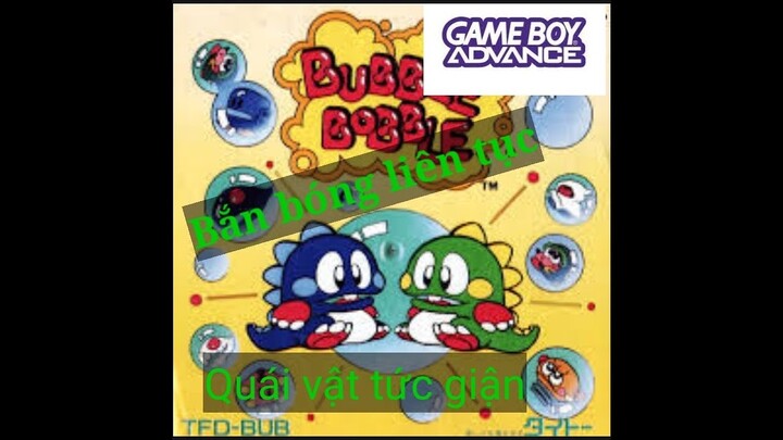 [Bubble Bobble] Khủng long bắn bóng liên tục khiến quái vật tức giận