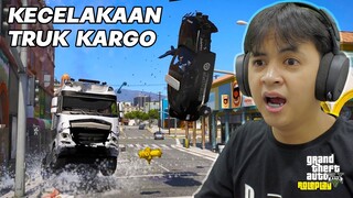 TABRAKAN MAUT TRUK KARGO PENGANTAR BARANG   GTA 5 Roleplay