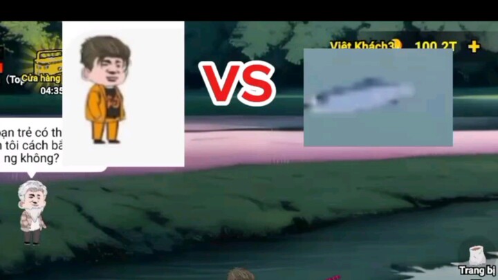 sờ tâm vs cá trắng