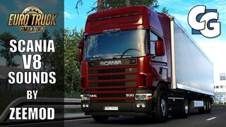 Mod Spotlight - Scania 4-Series V8 Sounds by Zeemod (Scania DSC14-144 Sound & Engine Pack) - ETS2