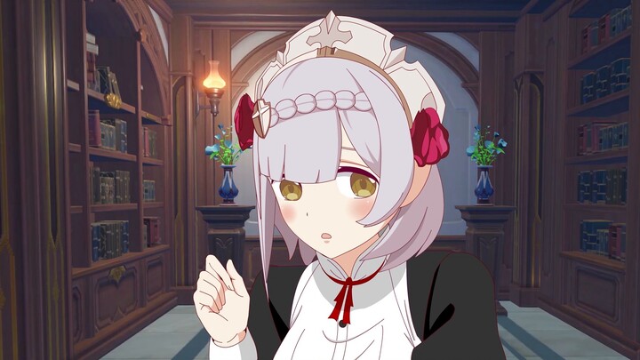 [Genshin Impact Theater/Noelle] Bagaimana kamu bisa tega memiliki pelayan imut seperti itu secara cu