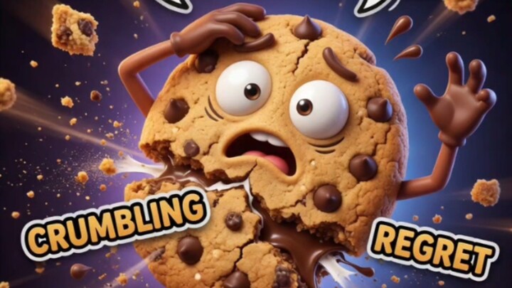 【皮克斯风格3D动画】凌晨2点偷吃失败！Chip饼干滑倒大翻车💀 深夜零食