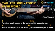 Two Less Lonely People in the World - Air Supply (1982) Easy Guitar Chords Tutorial with Lyrics p2