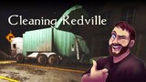 Cleaning Redville - Picking up "Trash" In A Sketchy Town, Short Indie Horror Game