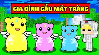 TÔ GÀ EM BÉ ĐƯỢC GIA ĐÌNH GẤU MẶT TRĂNG NHẬN NUÔI TRONG MINECRAFT* 1 NGÀY SỐNG CÙNG GẤU MẶT TRĂNG