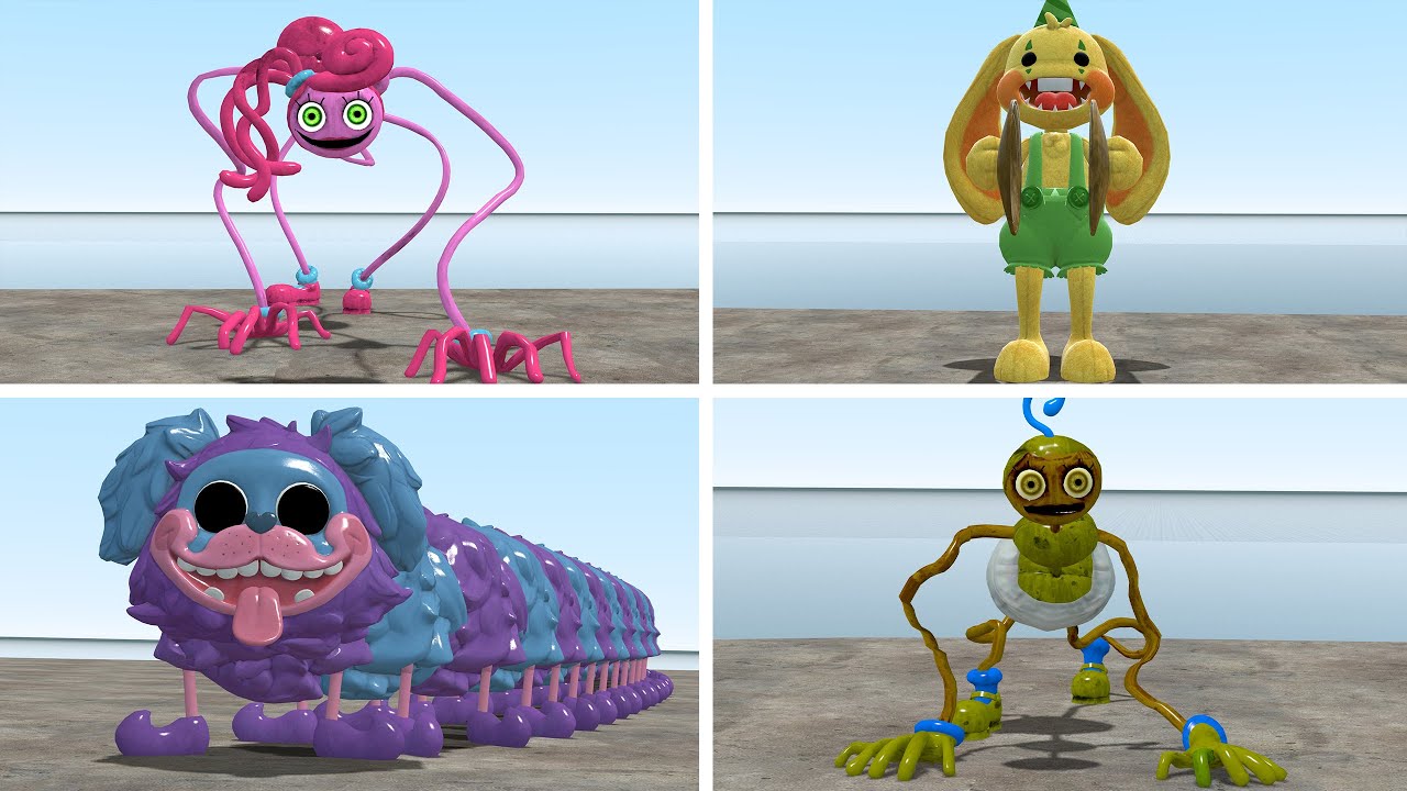 RAINBOW FRIENDS SIZE COMPARISON ALL CHARACTERS in Garry's Mod! 