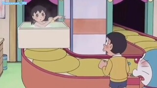 Nobita triệu hồi Xuka tắm