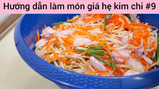 Cách làm món giá hẹ kim chi siêu ngon