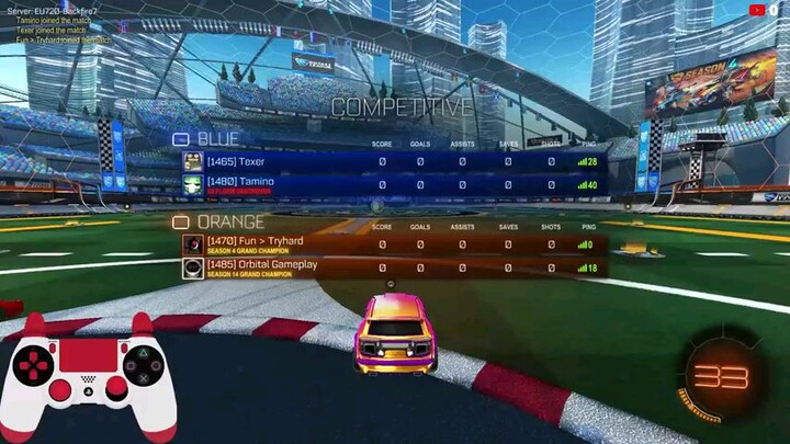 rocket league gameplay PS4