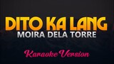 Moira Dela Torre- Dito Ka Lang (In My Heart - Flower of Evil OST)(Karaoke Version)