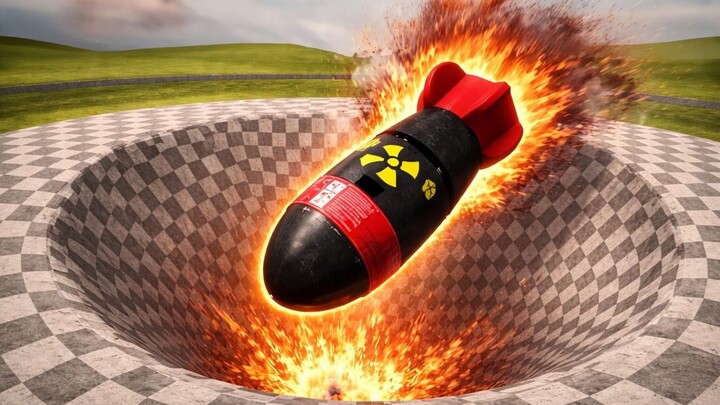 Testing the Most Powerful Bombs in the Giant Funnel | GMod Sandbox Chaos