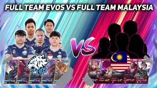 FULL TEAM EVOS + LER VS FULL TEAM MALAYSIA PAKE ALICE SAMA FACECAM BANG OTAT - MOBILE LEGENDS