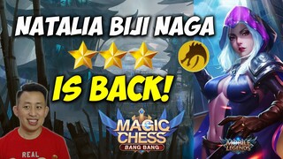 NATALIA ⭐⭐⭐ PEGANG BIJI NAGA MUSUH AUTO KECRET!! | Magic Chess Bang Bang Indonesia
