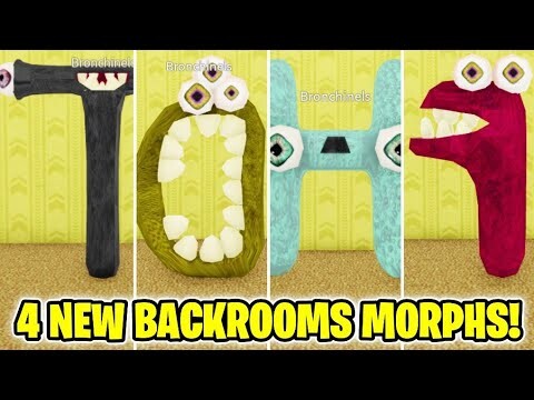 How to get ALL 4 NEW BACKROOMS MORPHS in Backrooms Morphs (ROBLOX)