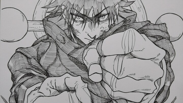 Copying this artist’s hatching feels so satisfying 😋