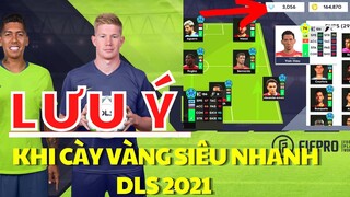 Lưu ý khi Cày Vàng Siêu Nhanh Dream Soccer 2021 cho Android