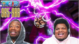 Kid Throwing Hands Early! OP - Episode 985 - 986 | Reaction