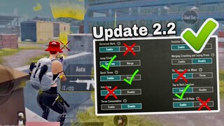 Update 2.2 | Best Settings & Sensitivity to Improve Headshots and Hip-Fire  ✅❌ | PUBG MOBILE / BGMI