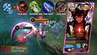 BUFFED DYRROTH NEW ONE SHOT TRUE DAMAGE BUILD🔥EXP LANE META GUIDE TO DOMINATE!