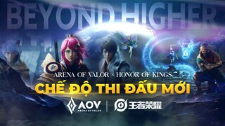 Liên Quân Mobile x Vương Giả Vinh Diệu RA MẮT CHẾ ĐỘ THI ĐẤU ESPORTS MỚI | AOV x HONOR OF KINGS TNG