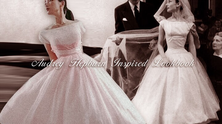 我穿了奥黛丽赫本的衣服?!｜致敬经典女神｜50/60年代｜轻奢复古风｜中古｜丝绒｜连衣裙｜真丝