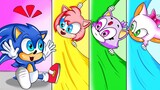 Who is Baby Sonic's Girlfriend? - Don't Choose the Wrong Challenge - Sonic the Hedgehog 2 Animation