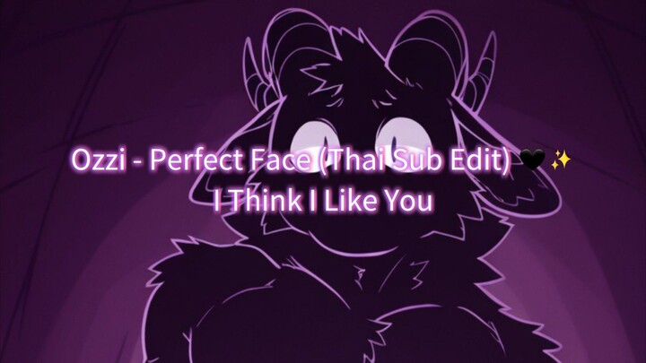 Ozzi - Perfect Face (Thai Sub Edit) 🖤✨ | I Think I Like You