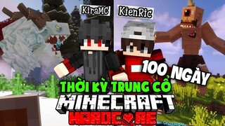 KiraMC Tóm Tắt 100 Ngày Minecraft Siêu Trộm Thời Trung Cổ Sinh Tồn Siêu Khó Cùng @KienRic04 !!