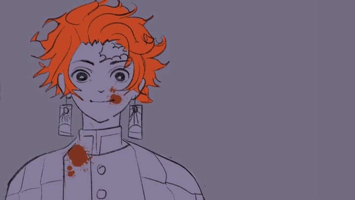 [Demon Slayer handwritten] Have you ever seen a demon, Kyojuro? ?