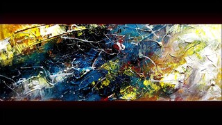 Abstract Acrylic Painting Techniques - Teknik Lukisan Akrilik Abstrak