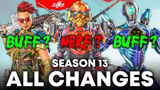 *ALL* Season 13 Saviors Legend Buffs and Nerfs changes ! × Apex Legends