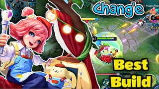 CHANG'E BEST BUILD 2022😍| Sanrio Moon Artist Gameplay🌙🎨🖌️