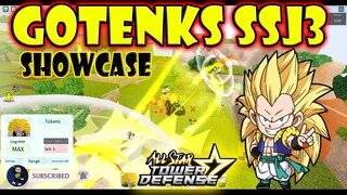 TOKENS (GOTENKS SUPER SAIYAN 3) SHOWCASE - ALL STAR TOWER DEFENSE