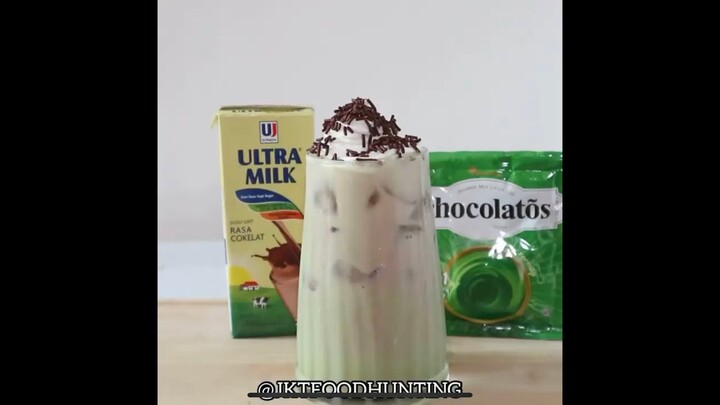 RESEP MINUMAN CHOCO MATCHA WHIPPED CREAM #JKTFOODHUNTINGVIDEO #JKTFOODHUNTINGRECIPE