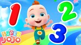 Numbers Song | Learn Numbers | Math | @Super JoJo - Nursery Rhymes | Playtime with Friends