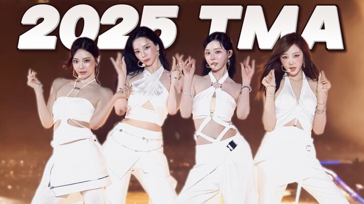 【4K Chinese Subtitles】aespa Performs Three Hit Songs Back-to-Back, Igniting the Audience! 🔥 | 2025 T