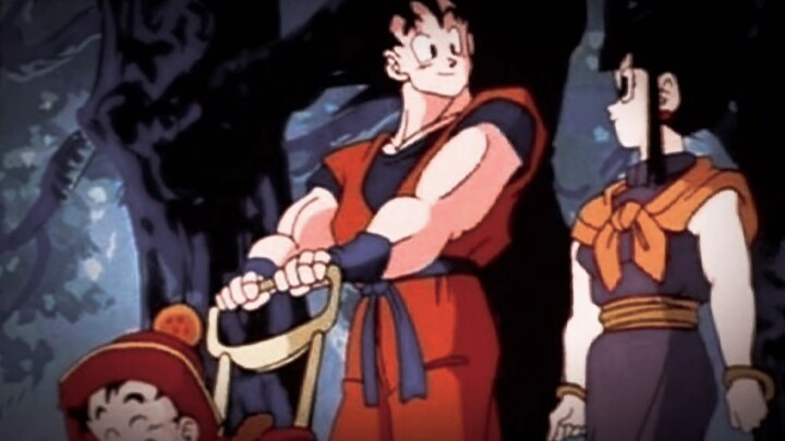 Goku, Chi Chi and Gohan