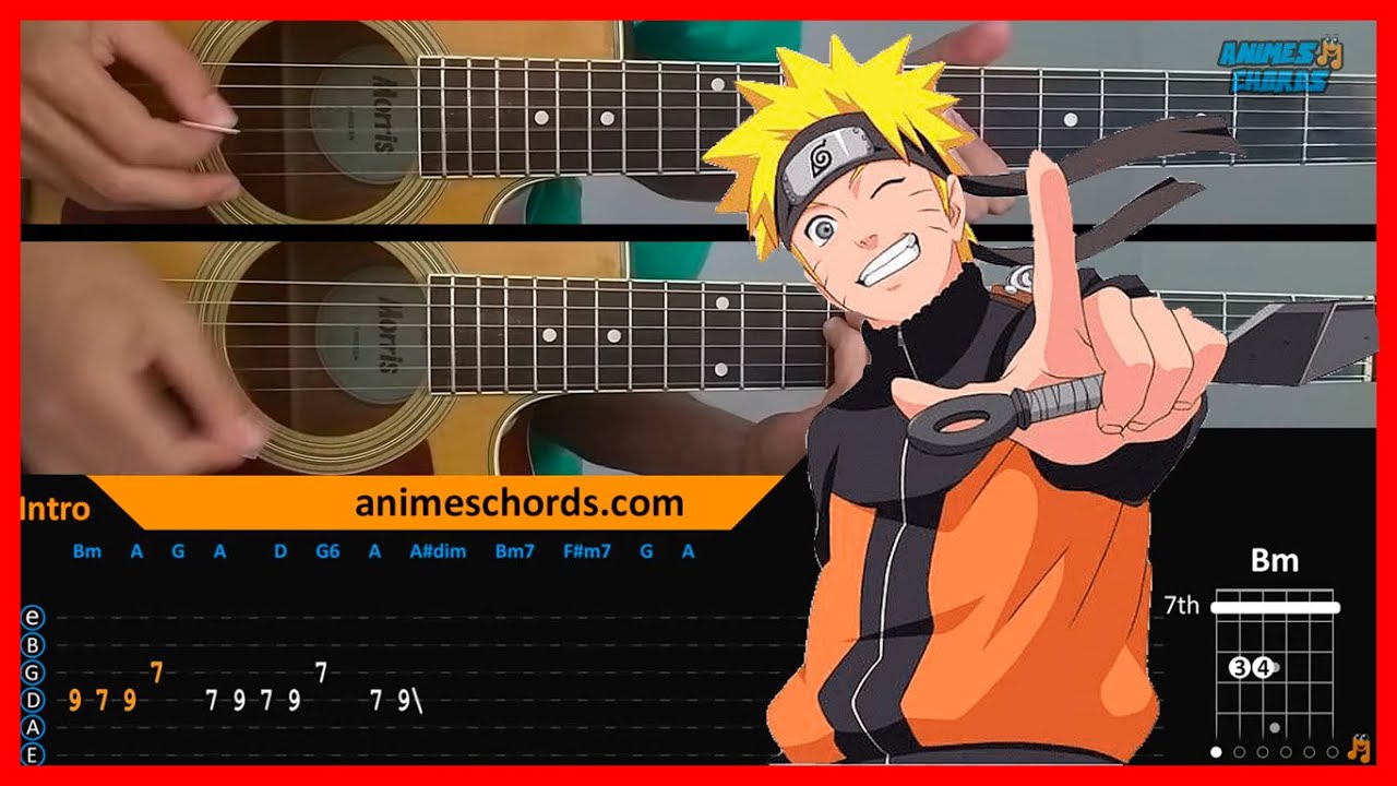 NARUTO SHIPPUDEN OP 3 - BLUE BIRD (LETRA FACIL / FACIL PRONUNCIACION) 