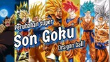 Beberapa perubahan super Saiyan Son Goku.