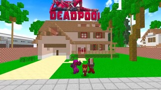 JACK EM BÉ ĐƯỢC GIA ĐÌNH DEADPOOL HUGGY WUGGY NHẬN NUÔI TRONG MINECRAFT_DỊ NHÂN