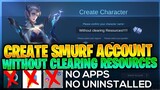 HOW TO CREATE SMURF ACCOUNT WITHOUT CLEARING DATA - MOBILE LEGENDS