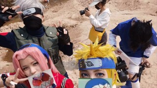 【火影忍者】COS花絮＼忙碌的卡卡西和他顺拐的怨种学生＼可爱的小樱和她娘叽叽的佐助男友