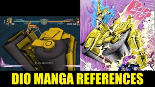 DIO Manga References - Jojo's Bizarre Adventure All Star Battle R