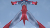 Ultraman Gaussian op, tapi dicerminkan