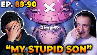 The most PERFECT Goodbye ... 😭 *ONE PIECE* Episodes 89-90 REACTION!