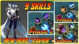 New Hero Xavier | A HERO WITH 9 SKILLS | Phase 1 upto 3 | MLBB