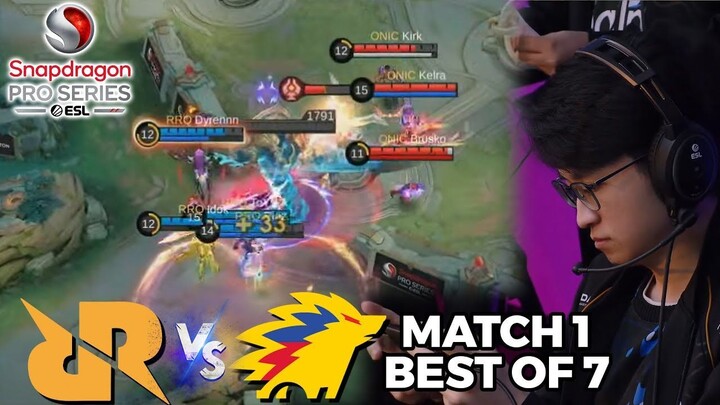 Gila sih RRQ Yang Sekarang Kuat Banget!! - RRQ VS ONIC PH MATCH 1