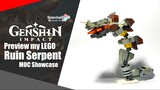 Preview my LEGO Ruin Serpent From Genshin Impact | Somchai Ud
