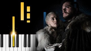 Jenny of Oldstones (Game of Thrones Season 8) - EASY Piano Tutorial